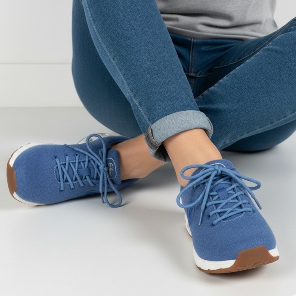 Therafit Paloma Wool Athletic‎ Sneakers Blue Women's Size 7 Arch Support Comfort